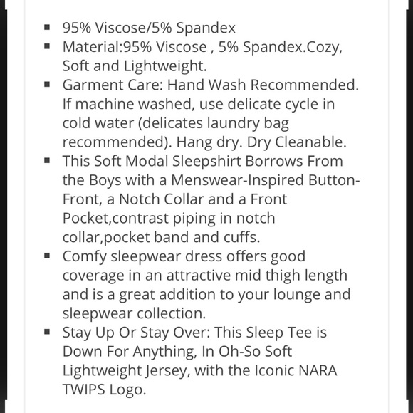 🎉HP🎉Nora Twips Black Long Sleeve Sleep Dress - Picture 5 of 9